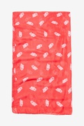 Coral What a Hoot Scarf Photo (3)
