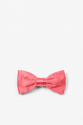 Coral Bow Tie For Infants