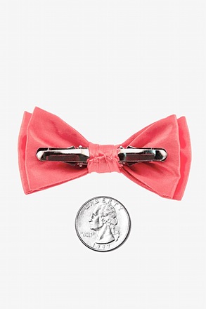 Coral Bow Tie For Infants
