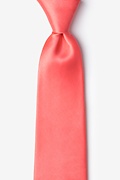 Coral Extra Long Tie Photo (0)