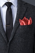 Coral Pocket Square Photo (2)