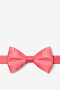 Coral Pre-Tied Bow Tie Photo (0)
