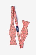 Mint Condition Coral Self-Tie Bow Tie Photo (1)