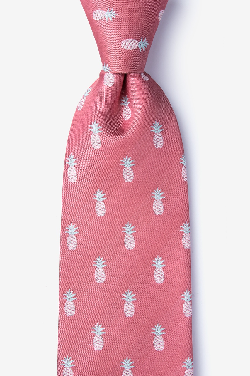 Tropic Like its Hot Coral Tie Photo (1)