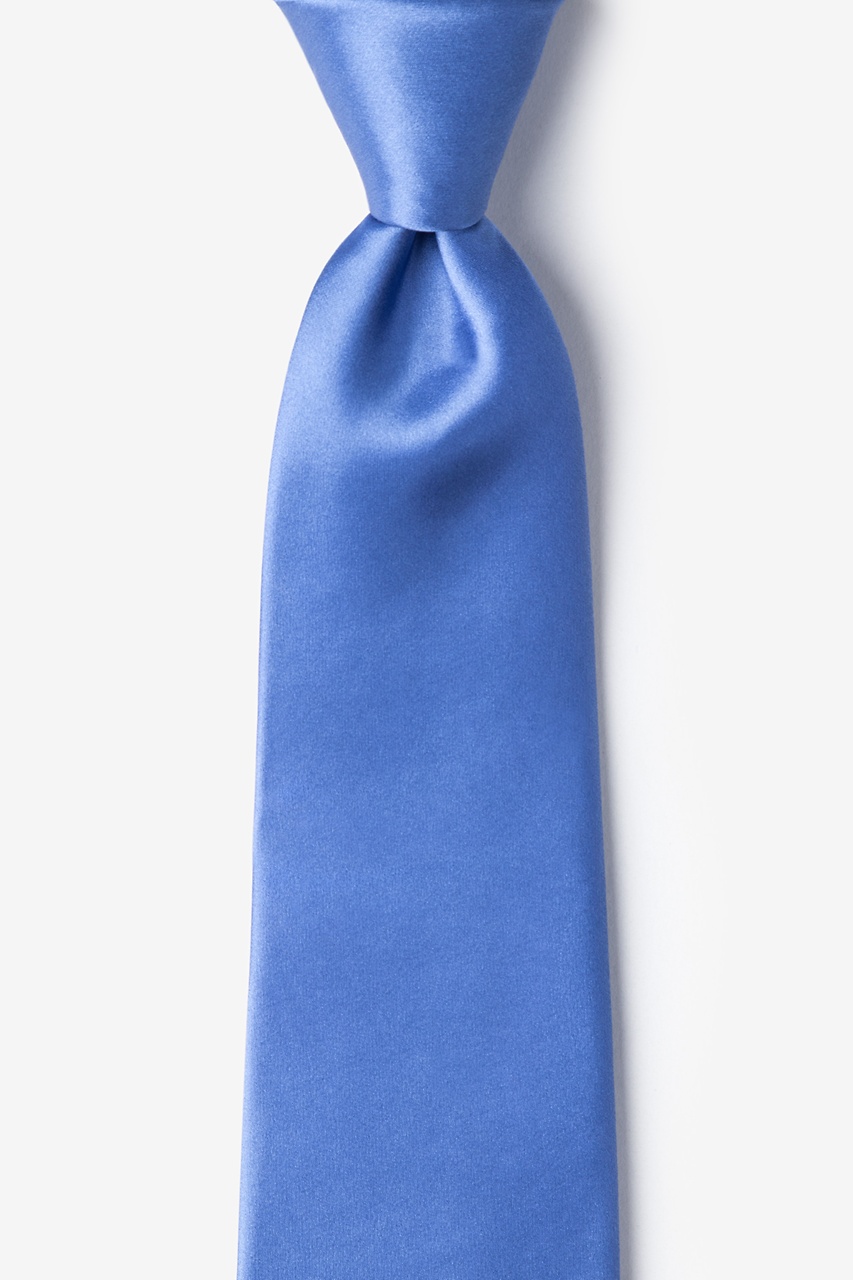 Cornflower Blue Extra Long Tie Photo (0)