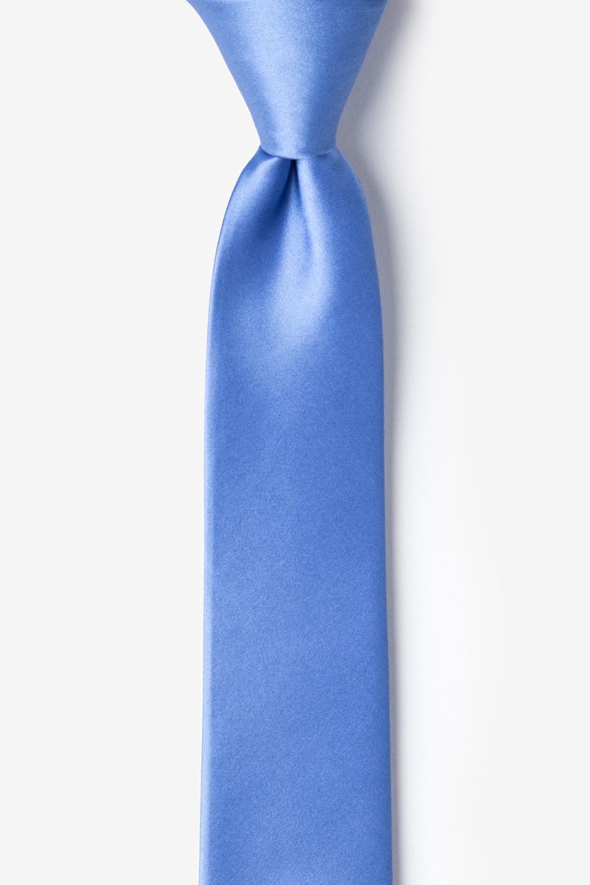 Cornflower Blue Skinny Tie Photo (0)