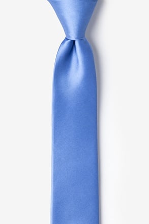 Cornflower Blue Skinny Tie