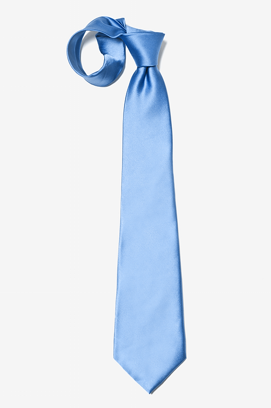 Cornflower Blue Silk Tie