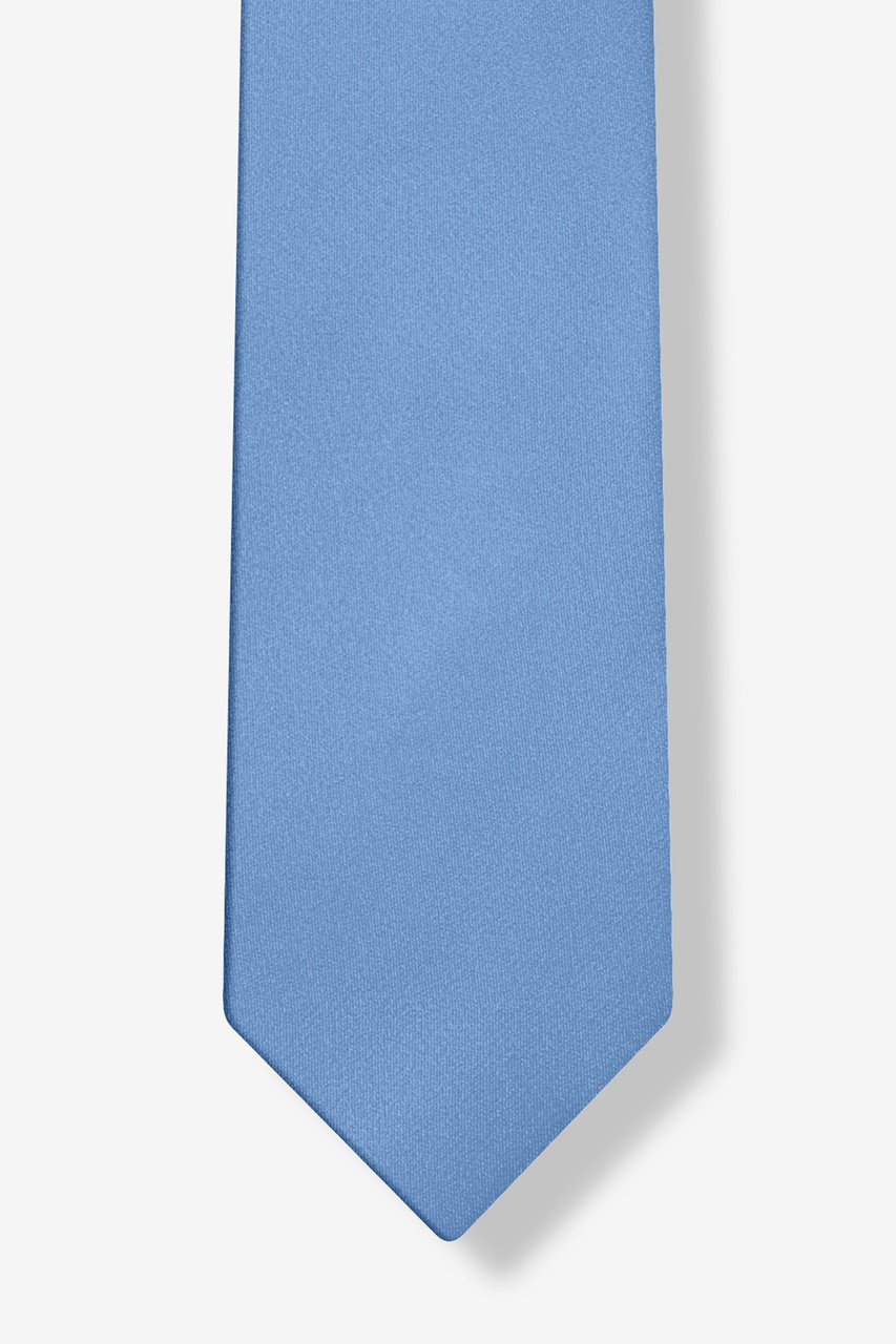 Cornflower Blue Tie For Boys Photo (2)