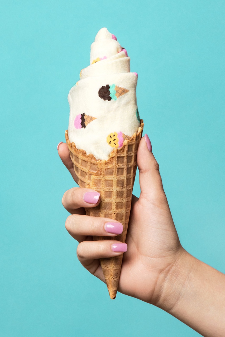 Ice Cream Cone Women's Sock Photo (1)
