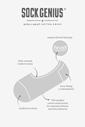 Solid Cream No-Show Sock Photo (1)