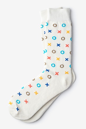_XOXO Cream Sock_
