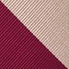 Crimson Microfiber Crimson & Cream Stripe