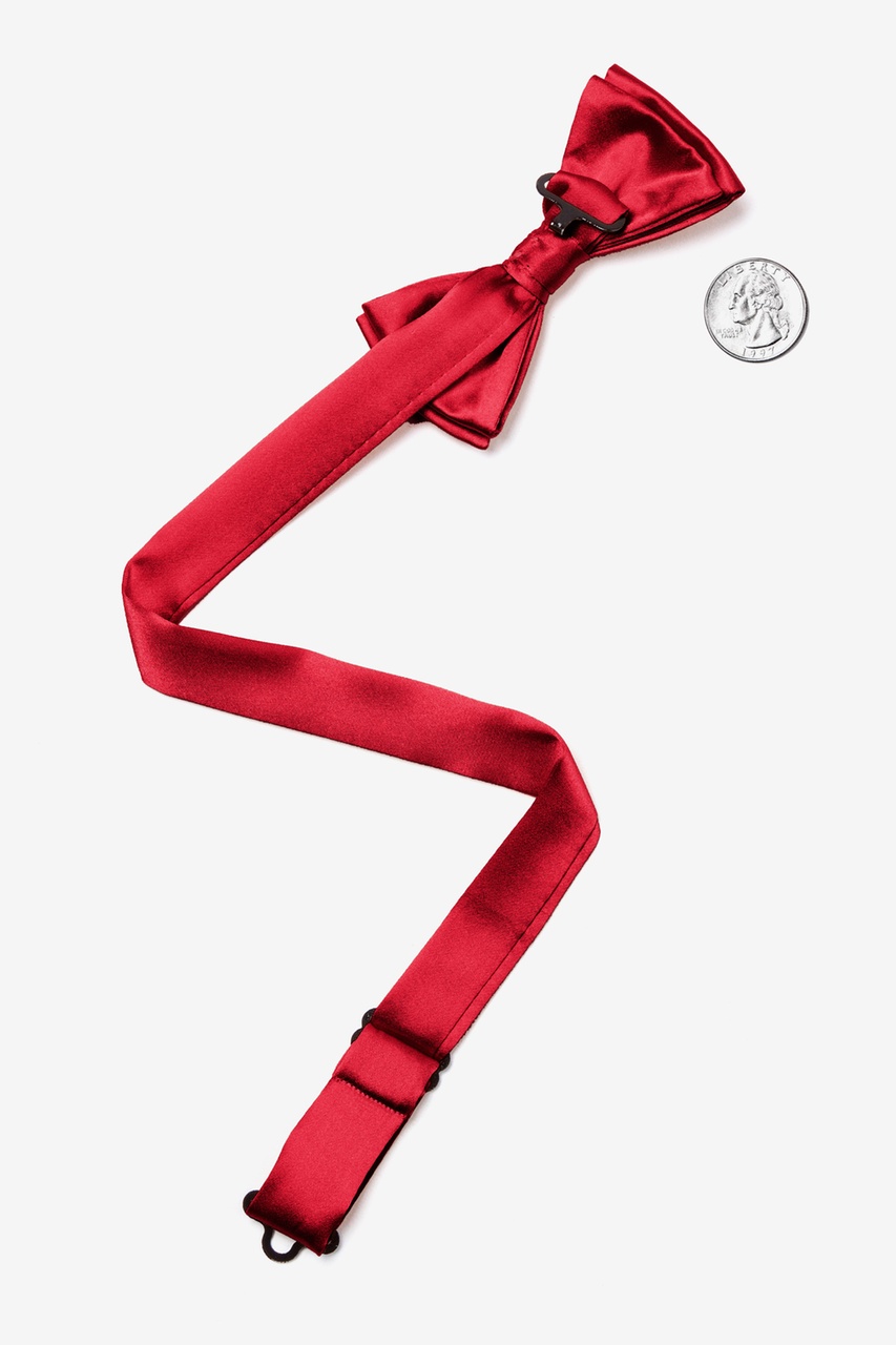 Crimson Red Bow Tie For Boys Photo (1)