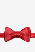 Crimson Red Self-Tie Bow Tie Photo (0)