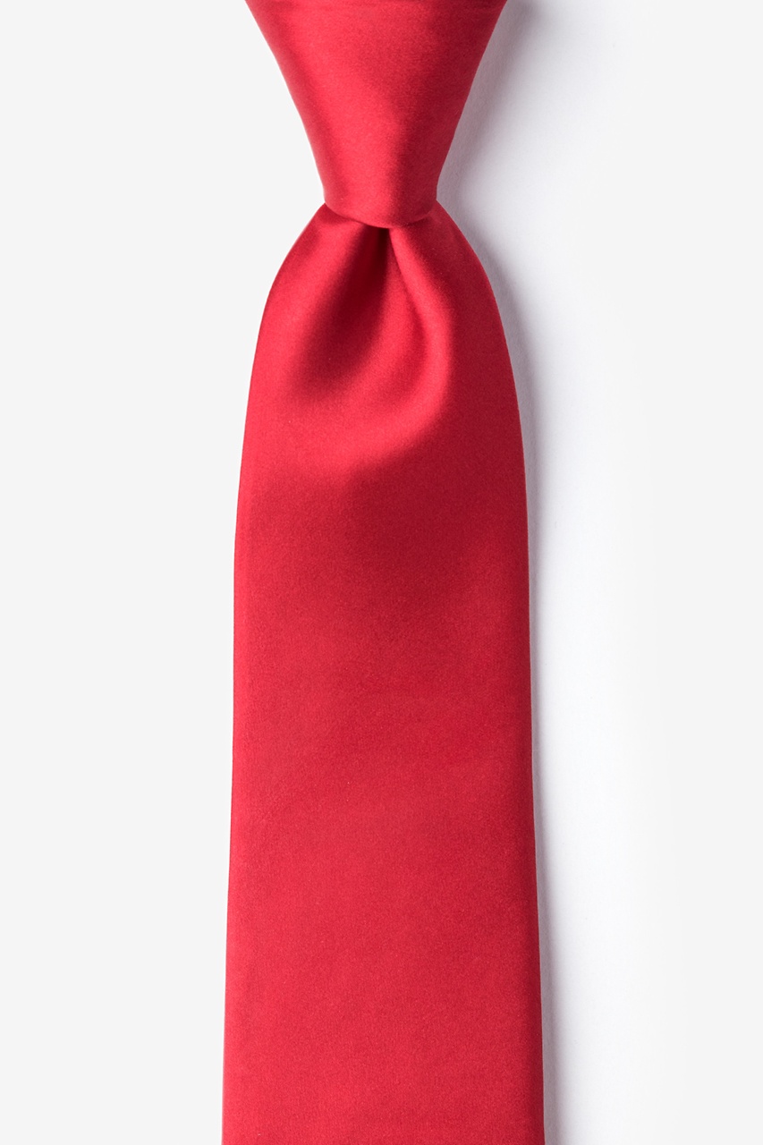 Silk Crimson Red Tie | Ties.com