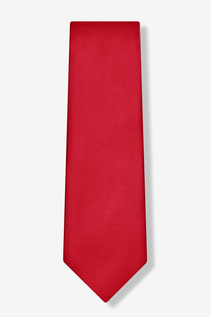 Crimson Red Tie Photo (1)