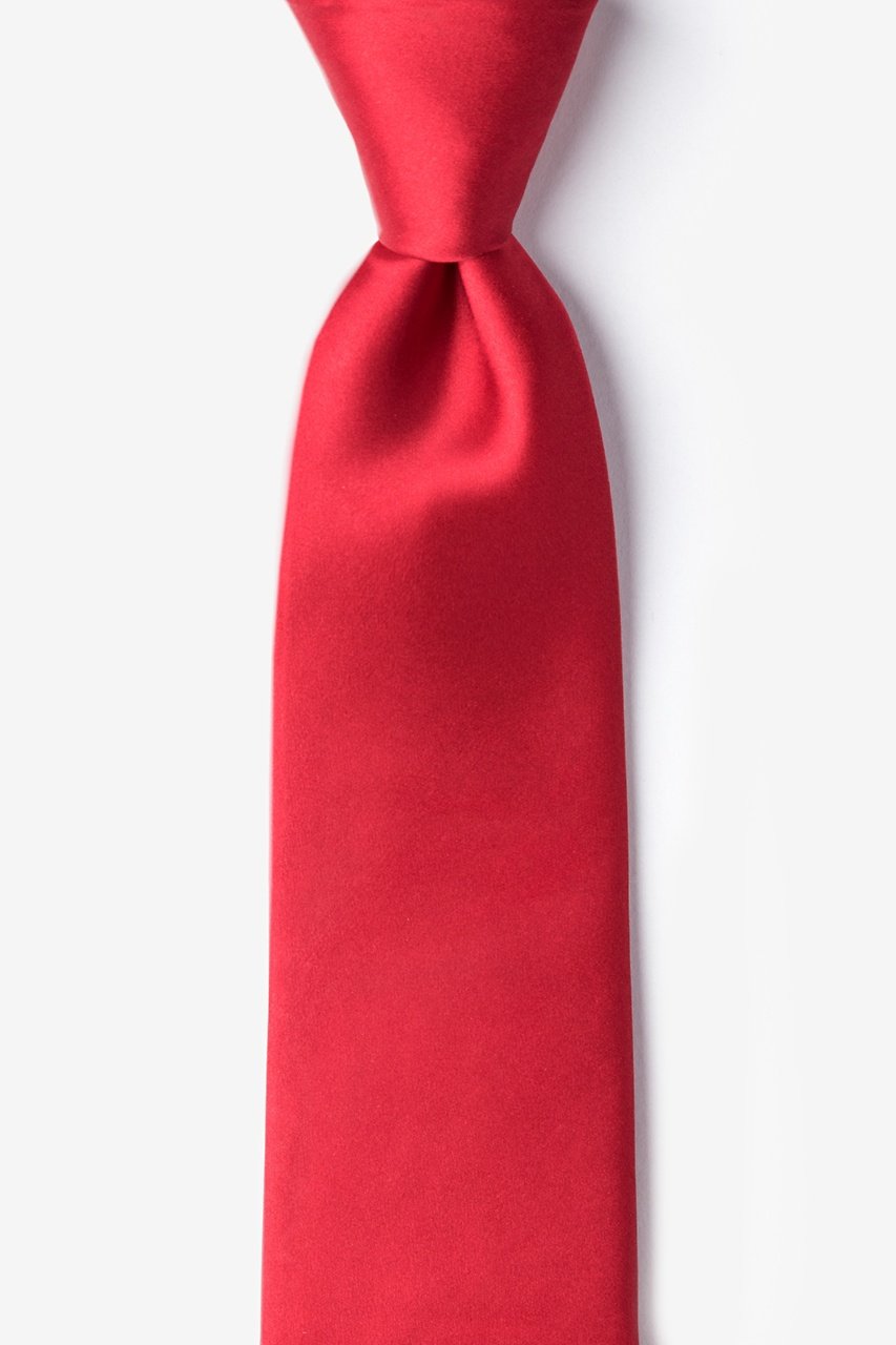 ufuldstændig Arbejdsløs fremtid Silk Crimson Red Tie | Ties.com
