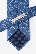 Cream of the Crop Dark Blue Extra Long Tie Photo (2)