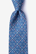 Cream of the Crop Dark Blue Extra Long Tie Photo (0)