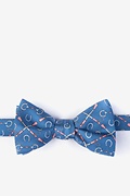 Cream of the Crop Dark Blue Self-Tie Bow Tie Photo (0)