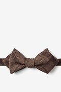 Kirkland Dark Brown Diamond Tip Bow Tie Photo (0)