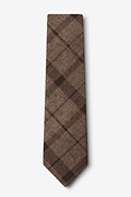 Kirkland Dark Brown Extra Long Tie Photo (1)