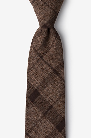Kirkland Dark Brown Extra Long Tie