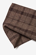 Kirkland Dark Brown Pocket Square Photo (1)