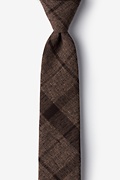 Kirkland Dark Brown Skinny Tie Photo (0)