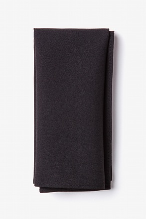 Denver Dark Gray Pocket Square