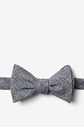 Denver Dark Gray Self-Tie Bow Tie Photo (0)