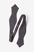 Galveston Dark Gray Diamond Tip Bow Tie Photo (1)