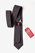 Galveston Dark Gray Extra Long Tie Photo (2)