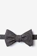 Galveston Dark Gray Self-Tie Bow Tie Photo (0)