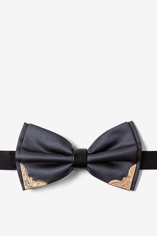 dark gold bow tie