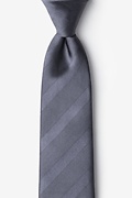 Granham Dark Gray Extra Long Tie Photo (0)