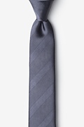 Granham Dark Gray Skinny Tie Photo (0)