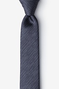 Mindanao Dark Gray Skinny Tie Photo (0)