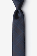 Unimak Dark Gray Skinny Tie Photo (0)