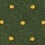 Dark Green Carded Cotton Dapper Dots Sock