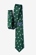 Majestic Elk Dark Green Extra Long Tie Photo (1)