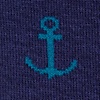 Dark Navy Carded Cotton Stay Anchored