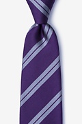 Blackwater Dark Purple Extra Long Tie Photo (0)