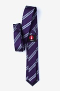 Blackwater Dark Purple Skinny Tie Photo (1)