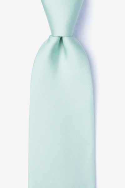 Dusty Mint Silk Dusty Mint Extra Long Tie
