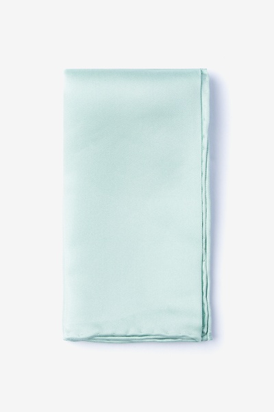 Dusty Mint Silk Dusty Mint Pocket Square