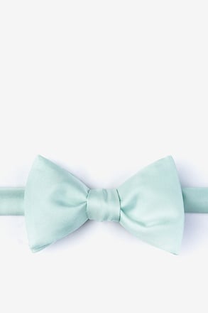 Dusty Mint Self-Tie Bow Tie
