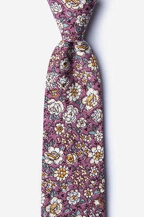 Brook Dusty Rose Extra Long Tie