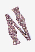 Brook Dusty Rose Self-Tie Bow Tie Photo (1)